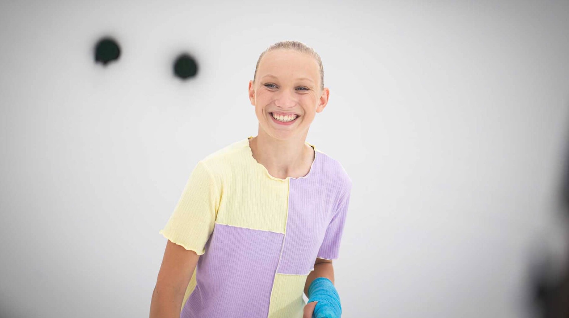 Helena Zengel shooting at Volucap for Berlin 2037