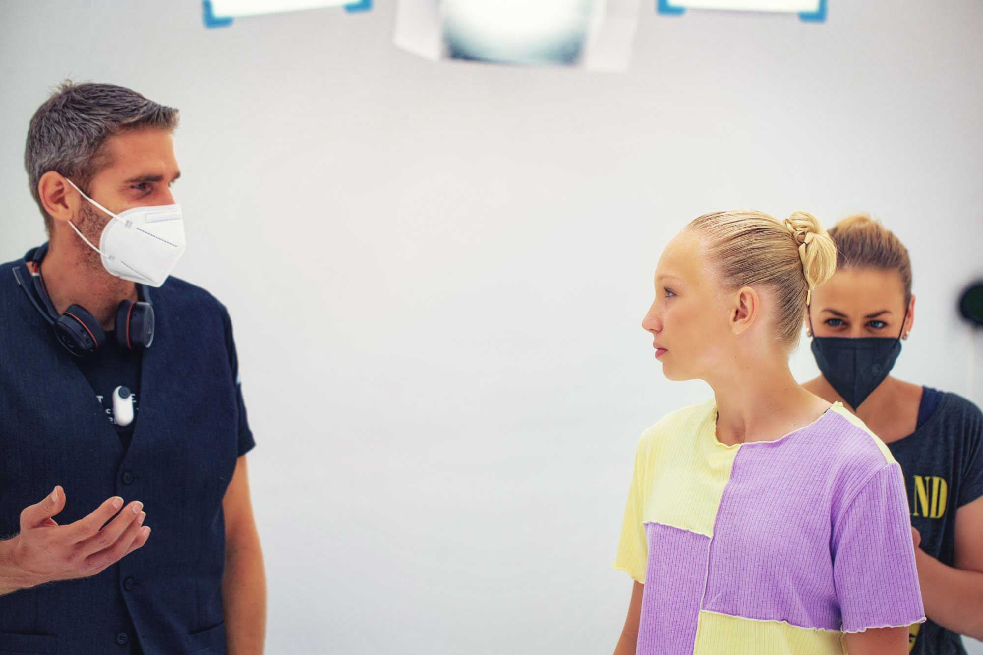 Helena Zengel shooting at Volucap for Berlin 2037