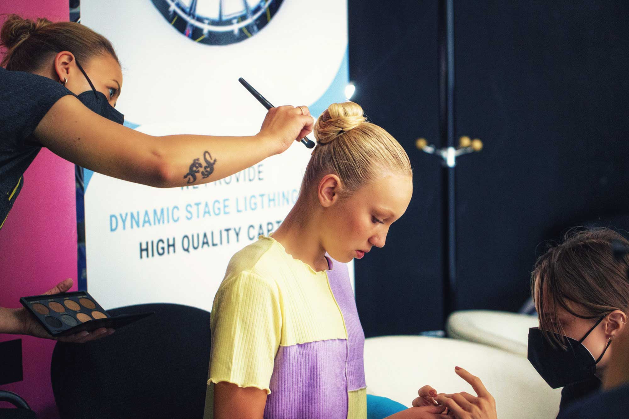 Helena Zengel shooting at Volucap for Berlin 2037