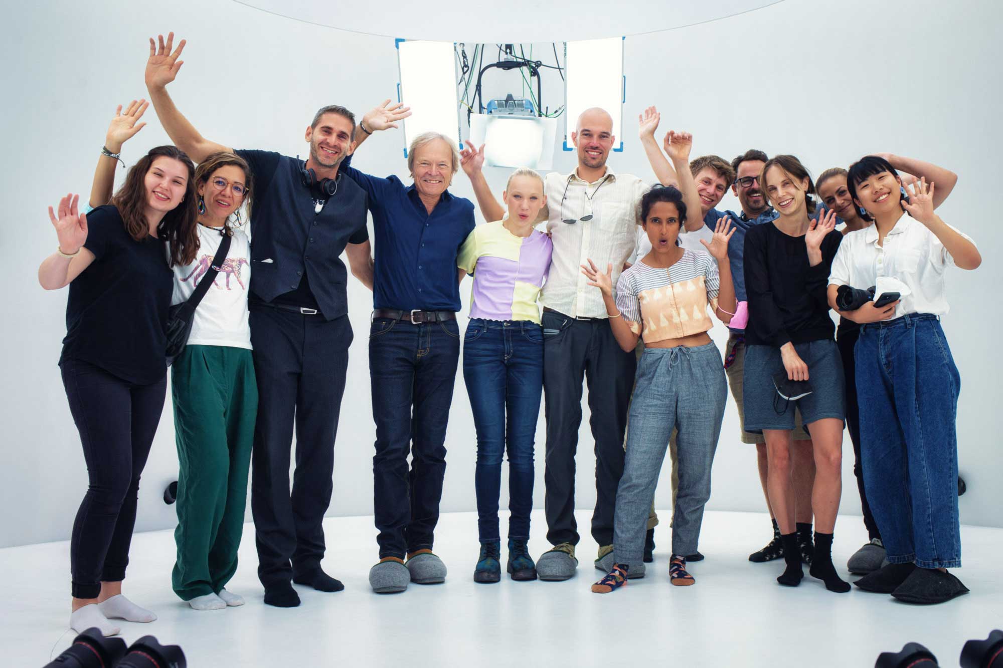 Helena Zengel shooting at Volucap for Berlin 2037